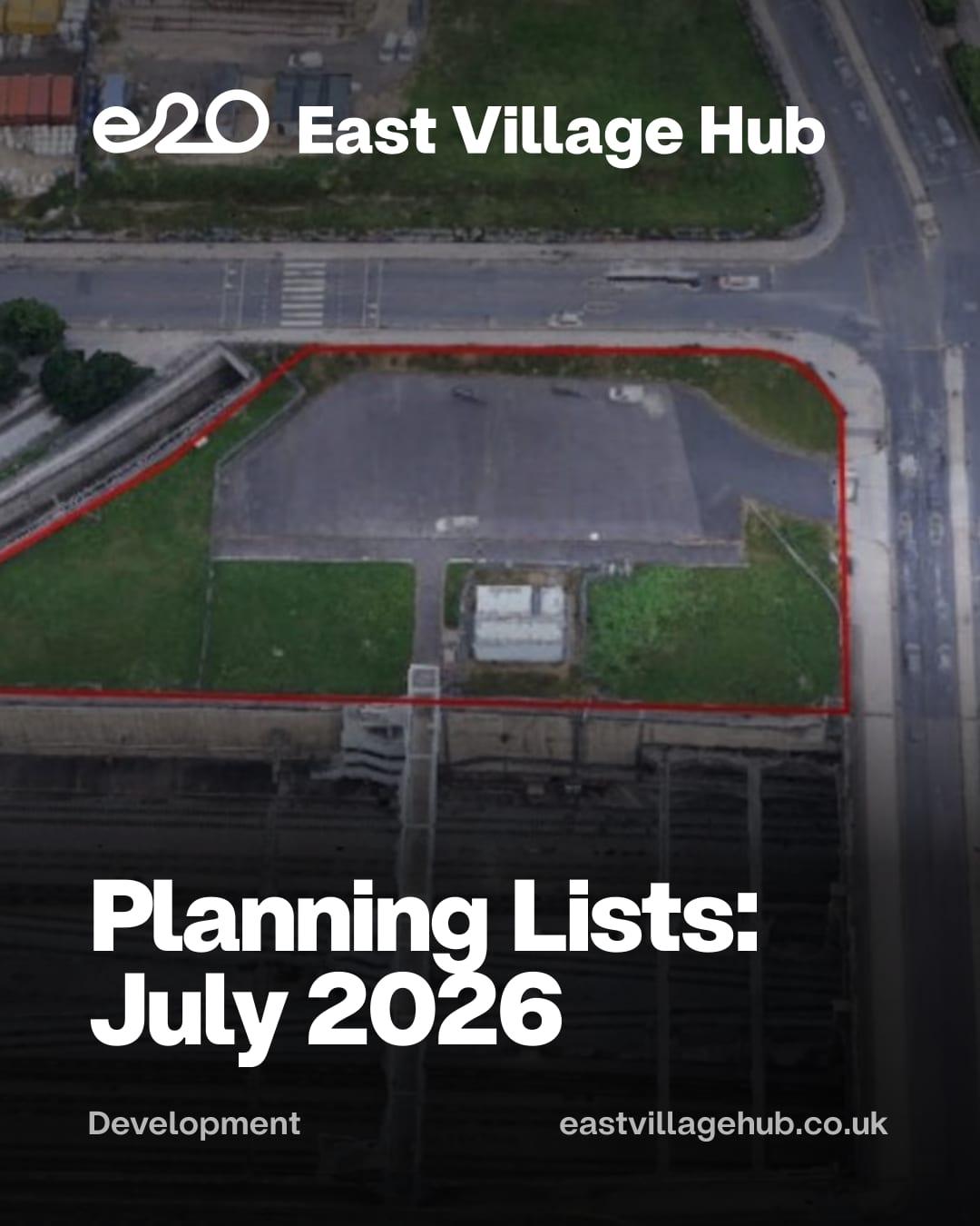Planning Lists: July 2026