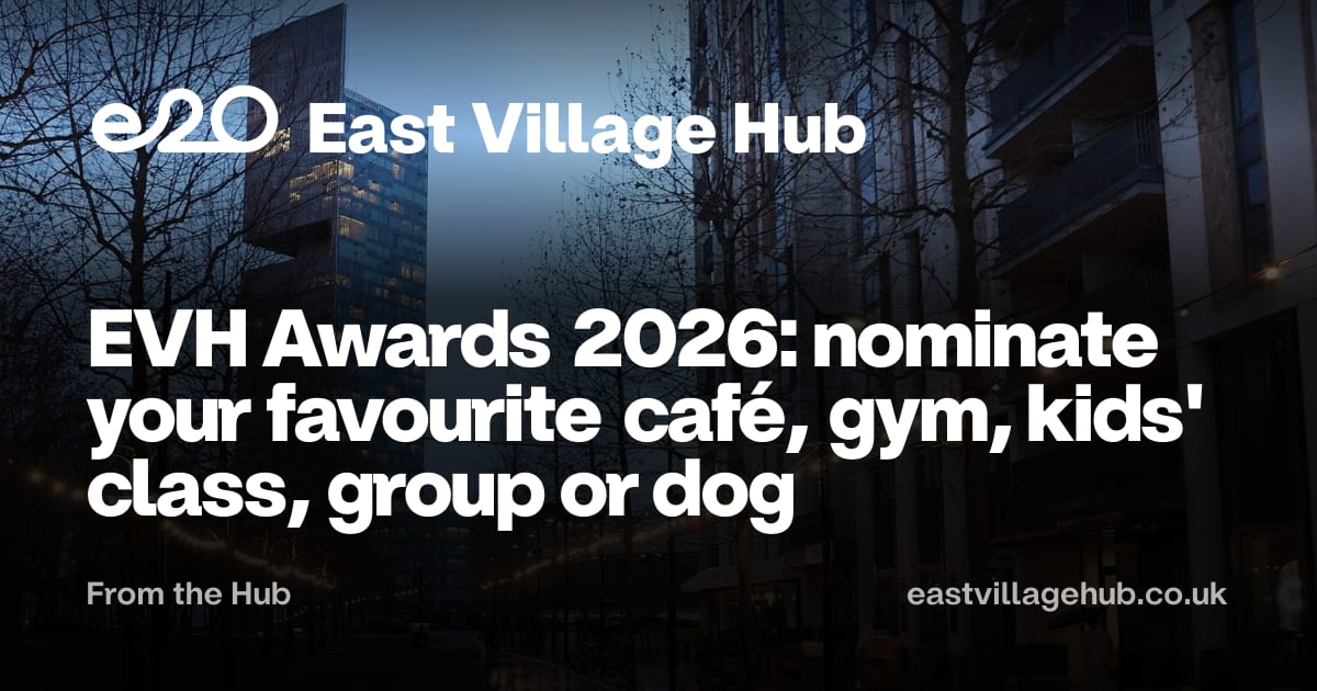 From the Hub: EVH Awards 2026: nominate your favourite café, gym, kids' class, group or dog