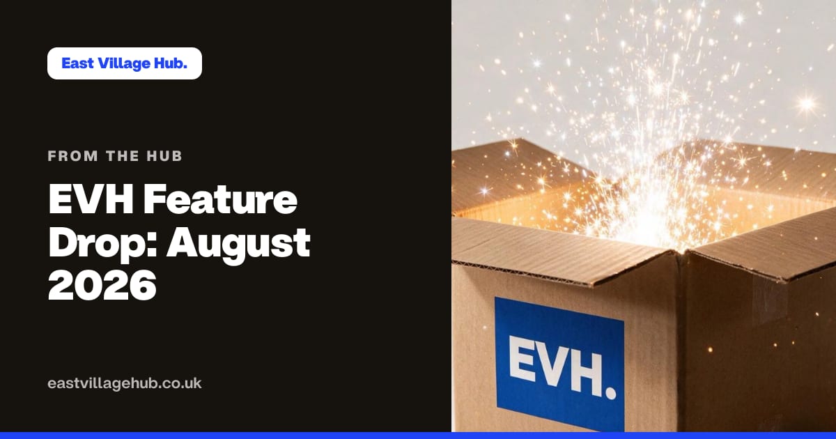 From the Hub: EVH Feature Drop: August 2026