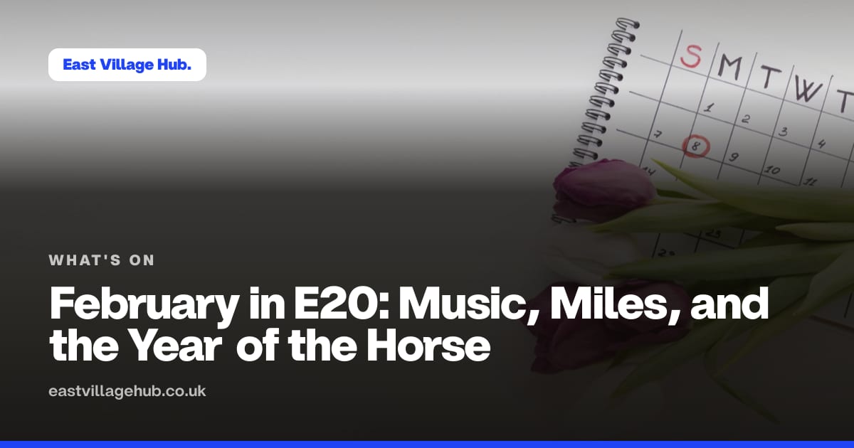 What's on: February in E20: Music, Miles, and the Year of the Horse