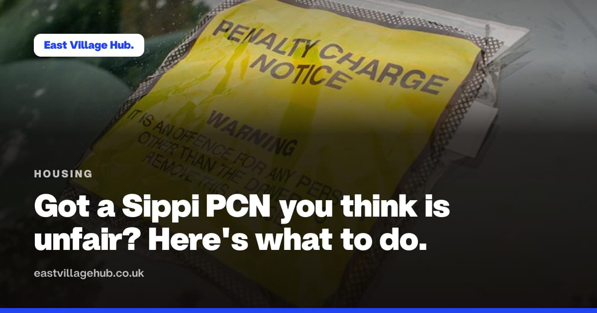 Housing: Got a Sippi PCN you think is unfair? Here's what to do.