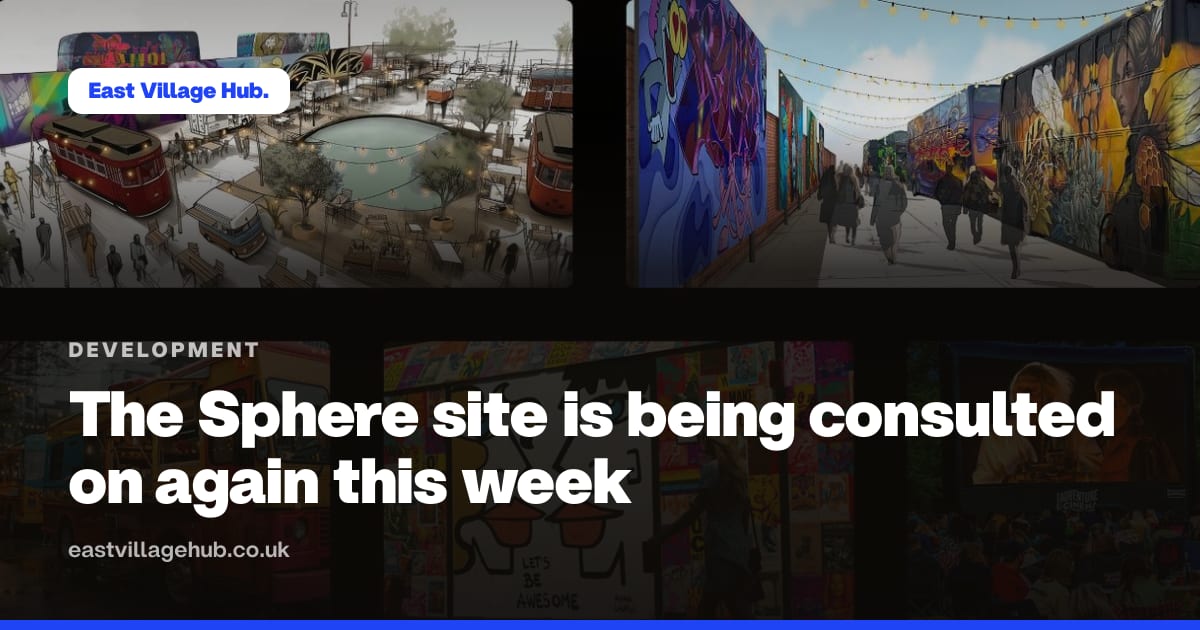 Development: The Sphere site is being consulted on again this week