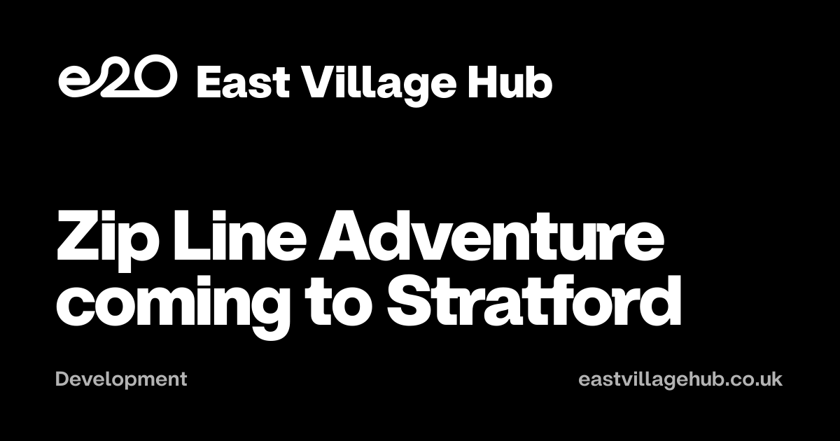 Development: Zip Line Adventure coming to Stratford