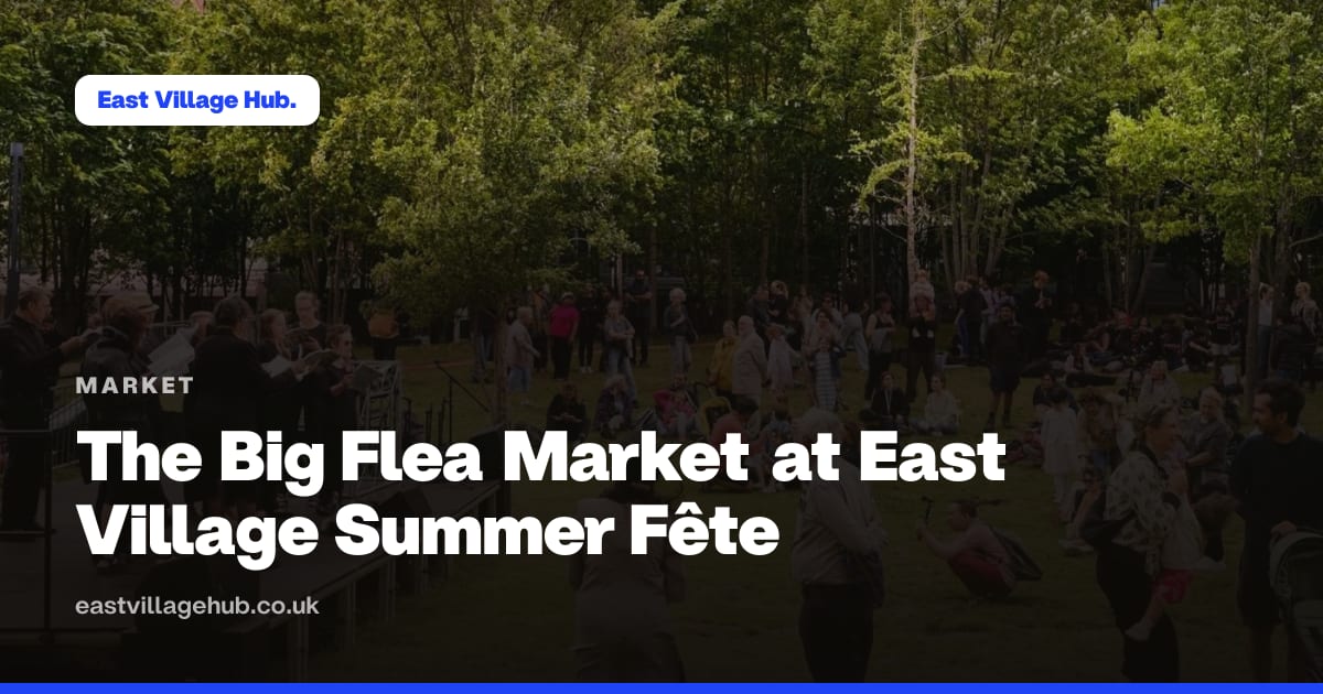Market: The Big Flea Market at East Village Summer Fête