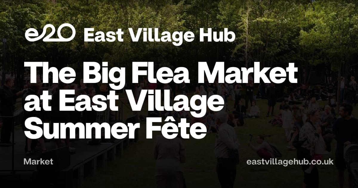Market: The Big Flea Market at East Village Summer Fête