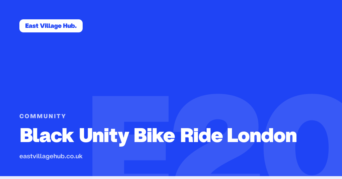 Community: Black Unity Bike Ride London