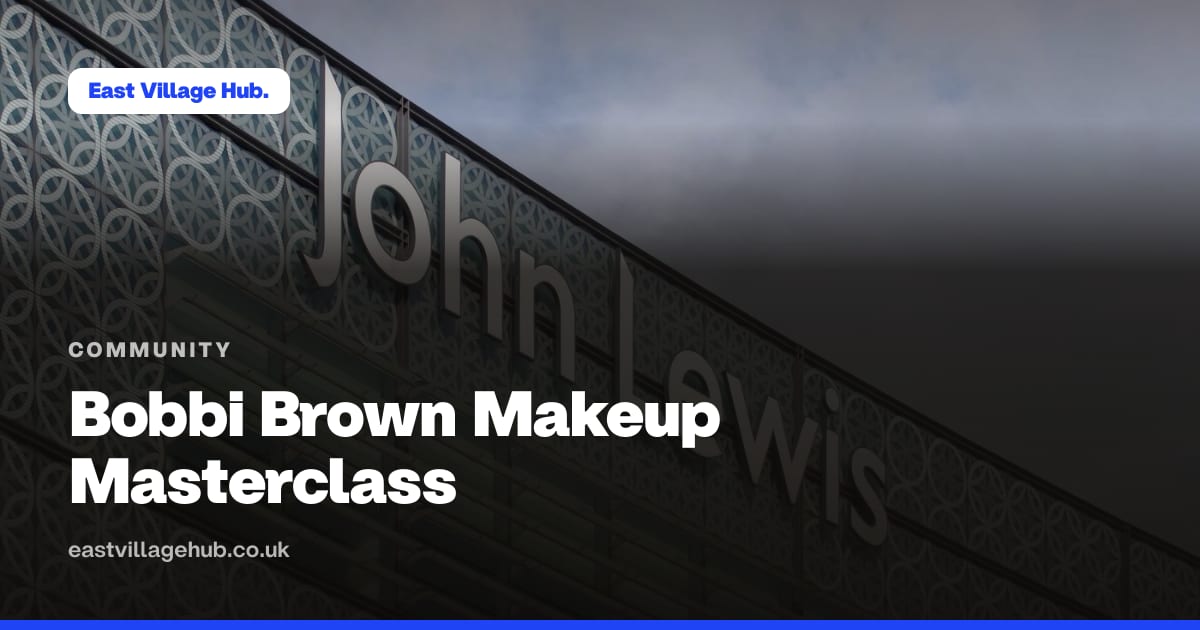 Community: Bobbi Brown Makeup Masterclass