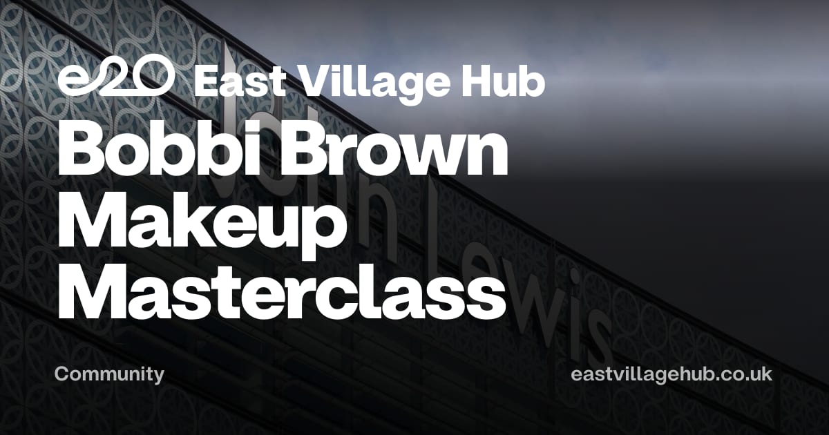 Community: Bobbi Brown Makeup Masterclass