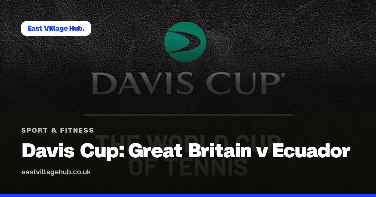 Sport & fitness: Davis Cup: Great Britain v Ecuador