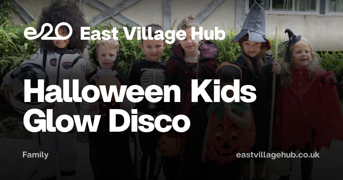 Family: Halloween Kids Glow Disco