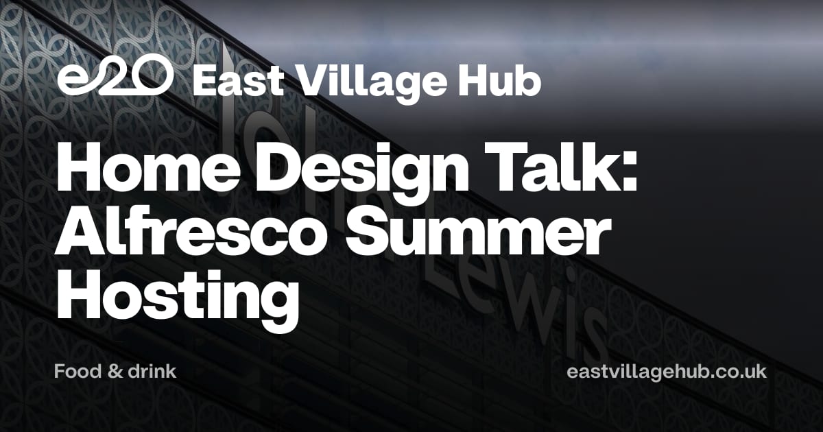 Food & drink: Home Design Talk: Alfresco Summer Hosting