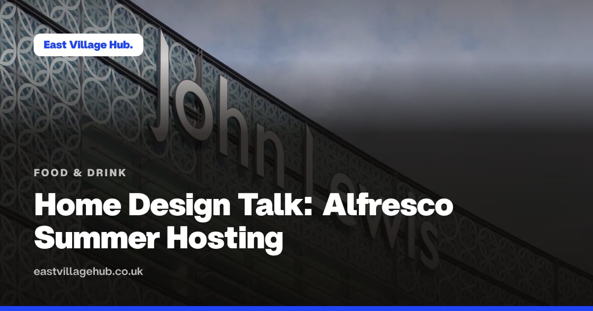 Food & drink: Home Design Talk: Alfresco Summer Hosting
