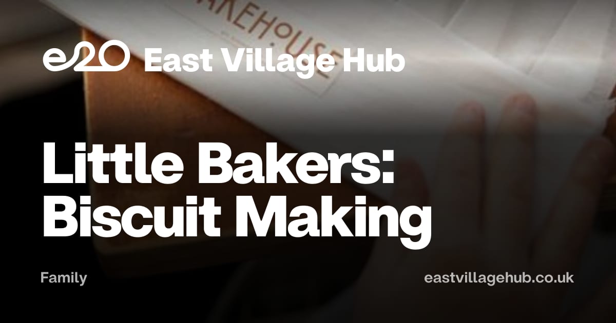 Family: Little Bakers: Biscuit Making
