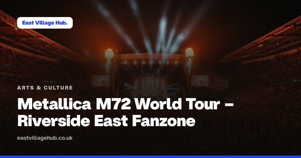Arts & culture: Metallica M72 World Tour – Riverside East Fanzone