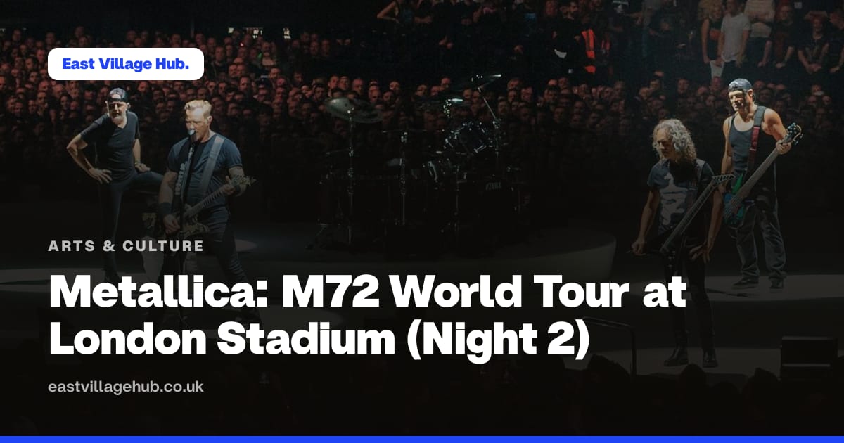 Arts & culture: Metallica: M72 World Tour at London Stadium (Night 2)