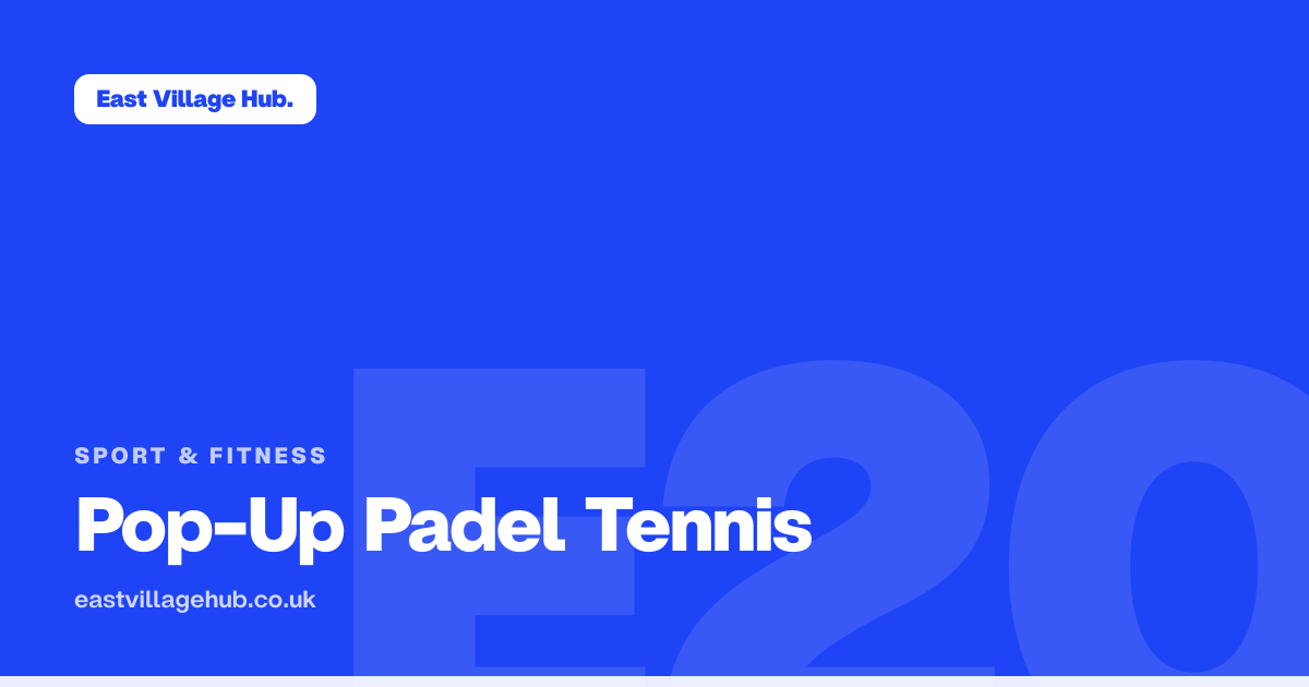 Sport & fitness: Pop-Up Padel Tennis