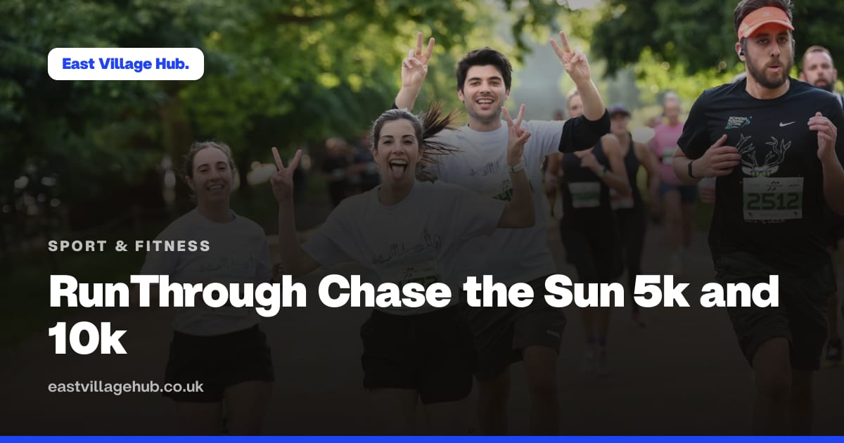 Sport & fitness: RunThrough Chase the Sun 5k and 10k