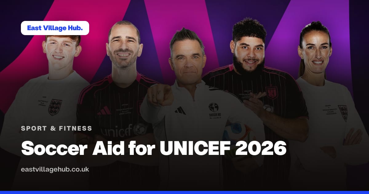 Sport & fitness: Soccer Aid for UNICEF 2026