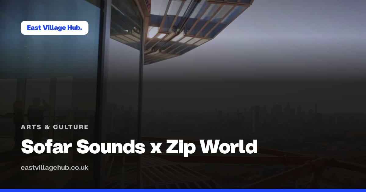Arts & culture: Sofar Sounds x Zip World