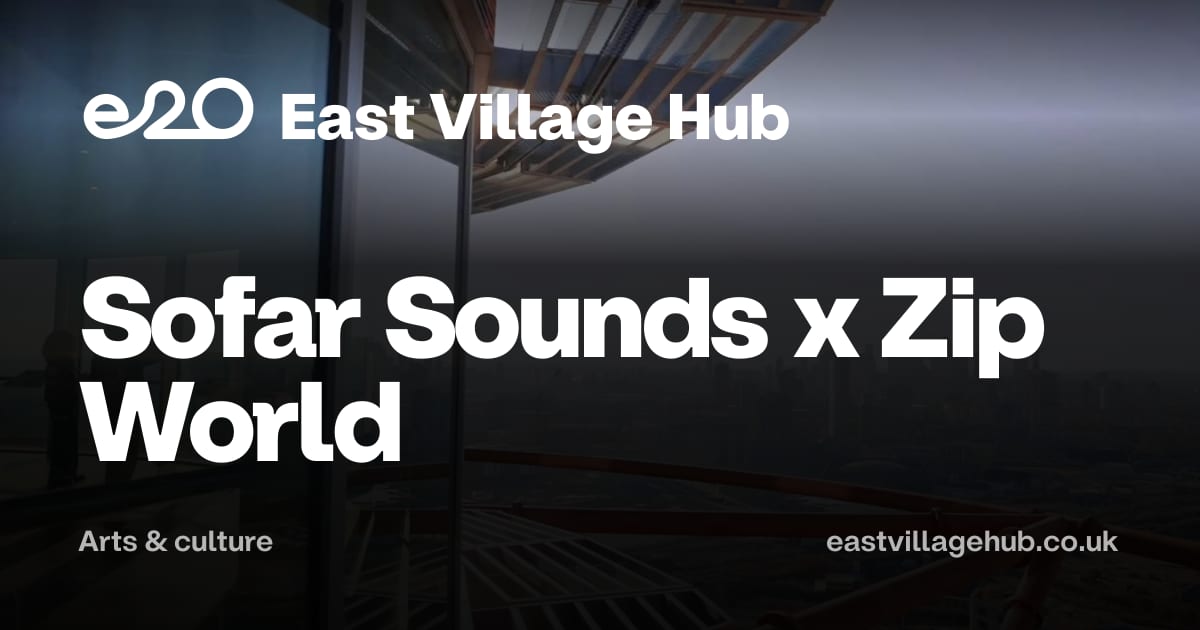 Arts & culture: Sofar Sounds x Zip World