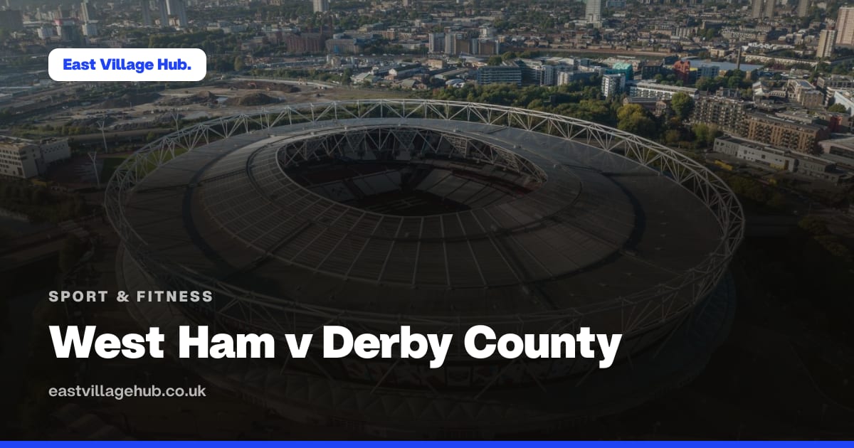Sport & fitness: West Ham v Derby County