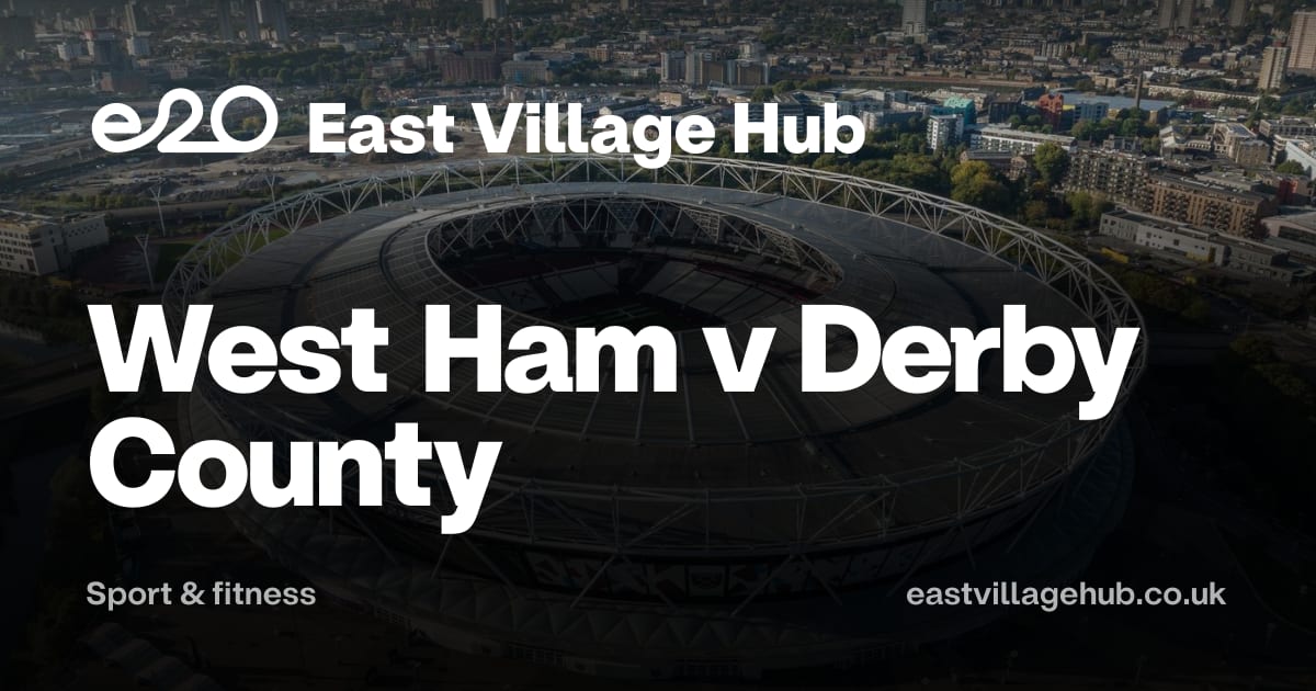 Sport & fitness: West Ham v Derby County
