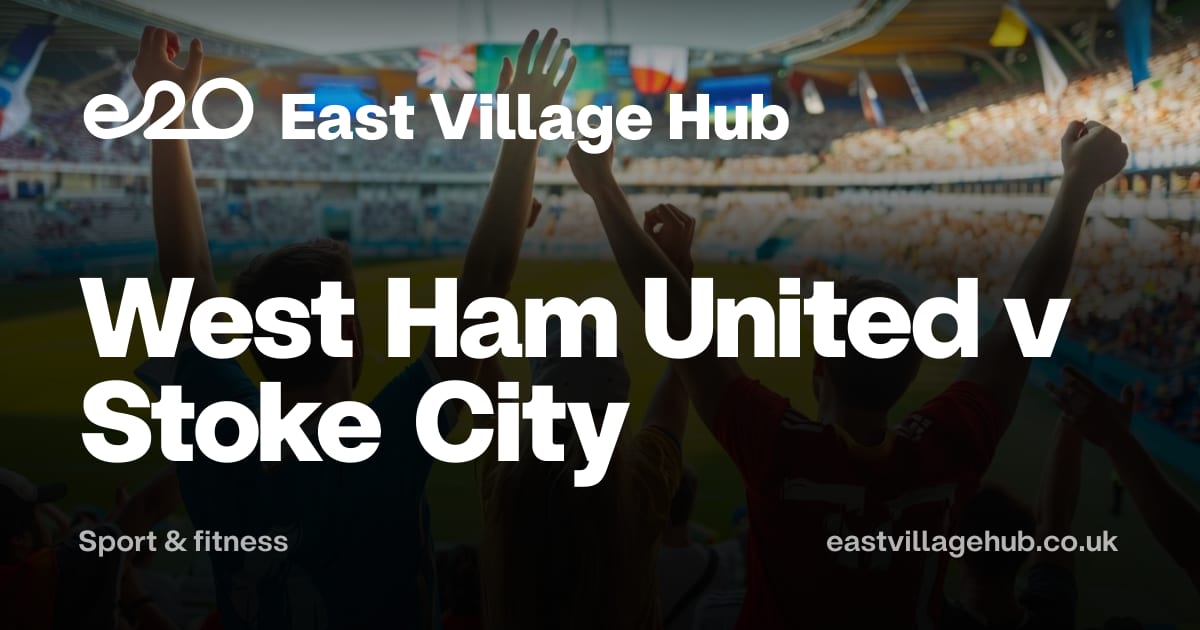 Sport & fitness: West Ham United v Stoke City