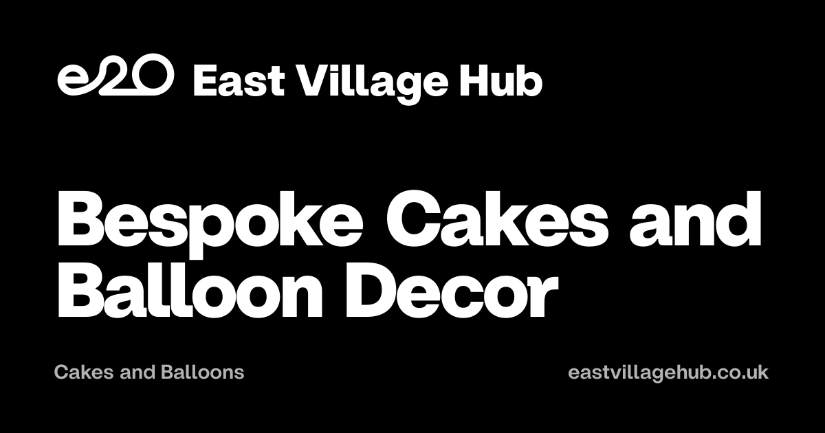 Cakes and Balloons: Bespoke Cakes and Balloon Decor