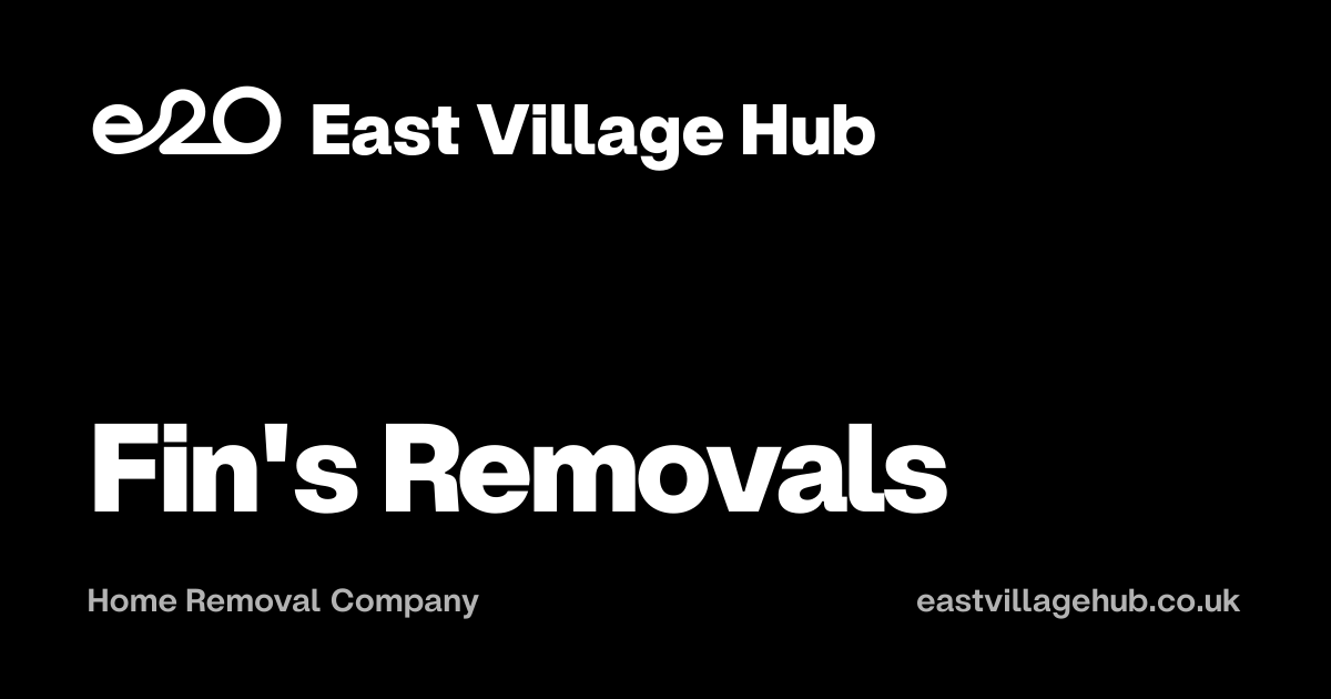 Home Removal Company: Fin's Removals