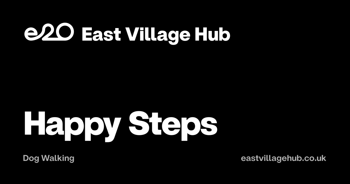 Dog Walking: Happy Steps