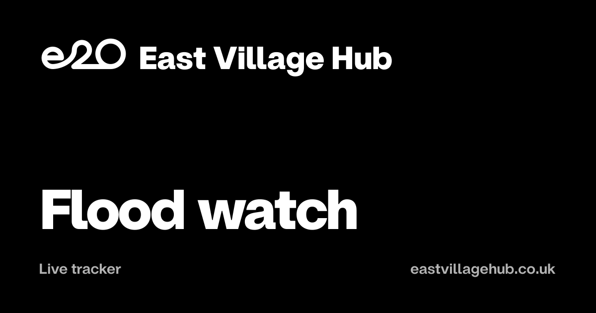 Live tracker: Flood watch