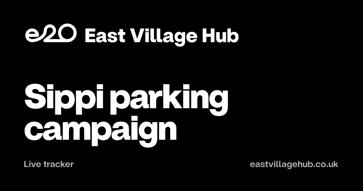 Live tracker: Sippi parking campaign